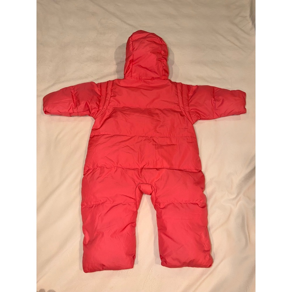 Columbia Snuggly Bunny Down Bunting Pink One Piece Snowsuit 12 Months (717) - Picture 2 of 5